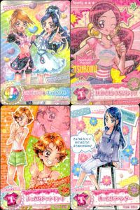 プリキュア カード まとめ カード キュアブラック キュアホワイト Part1 10/59 つぼみ ピンクちびTシャツ りん ドットキャミ かれん ラベンダー 17 18 14 データカードダス