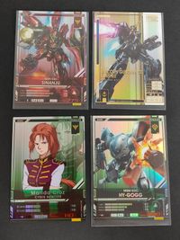 ガンダム UCカードビルダー SR ユニコーンガンダム2号機バンシィ マリーダ クルス R シナンジュ