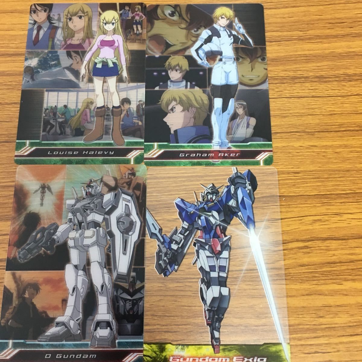 ガンダム ダブルオー 森永 ウエハース クリア カード まとめ ガンダム エクシア O ガンダム グラハム エーカ ルイス ハレヴィ14