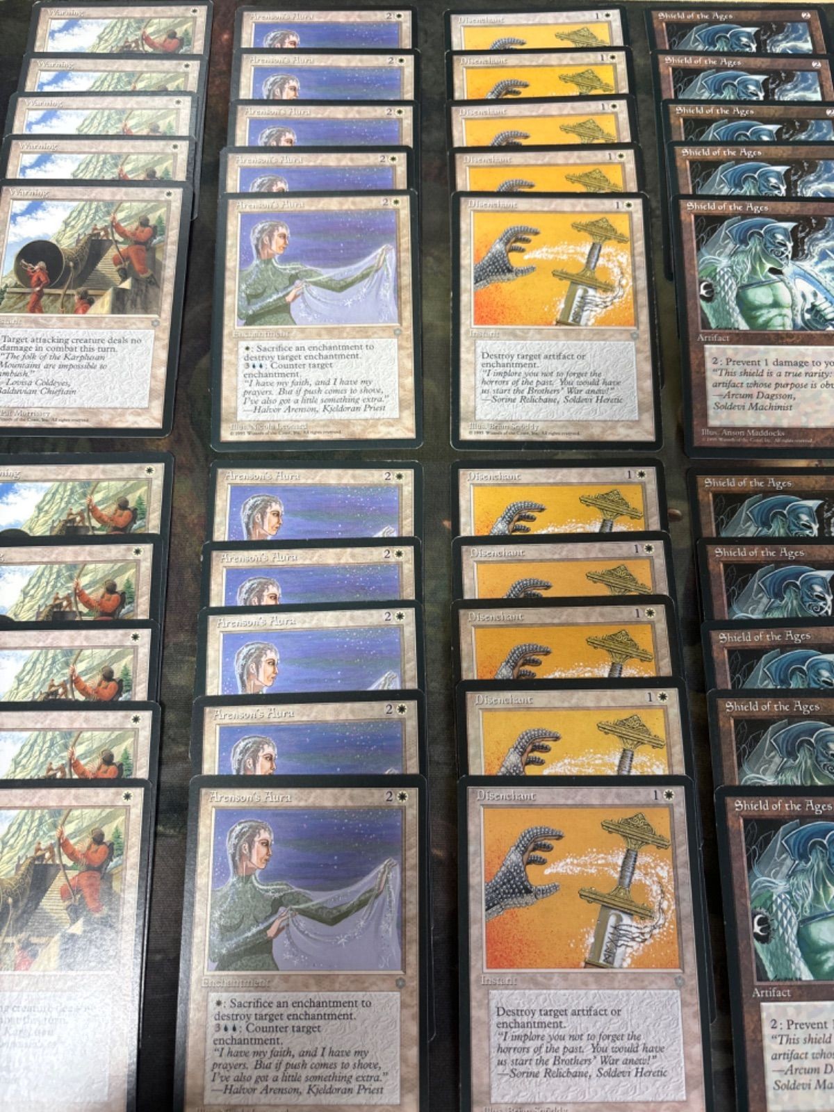 旧枠 アイスエイジ 型番統一 コレクション 40枚 4種類 MTG まとめ 英語版 EN