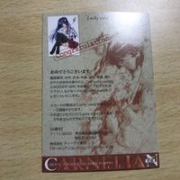 交渉歓迎 ca7-3 カード 顔のない月 ラッキーカード カーネリアン lucky 0120 サムネイル 3
