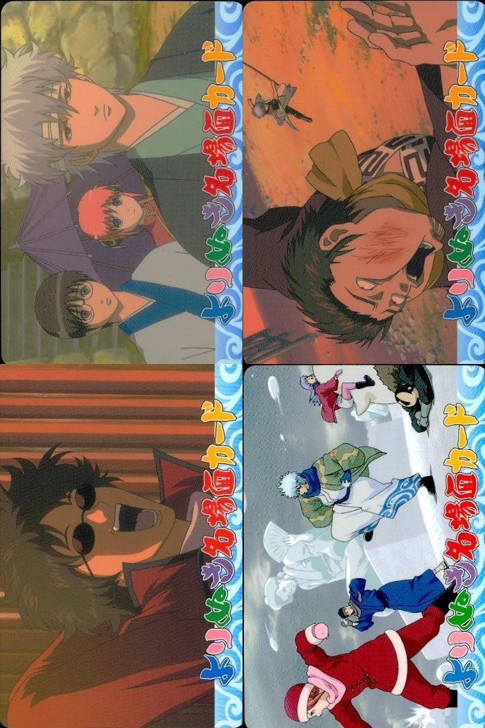 カード 銀魂 よりぬき名場面 まとめ 銀時 神楽 新八 坂本 近藤 21 27 27 36
