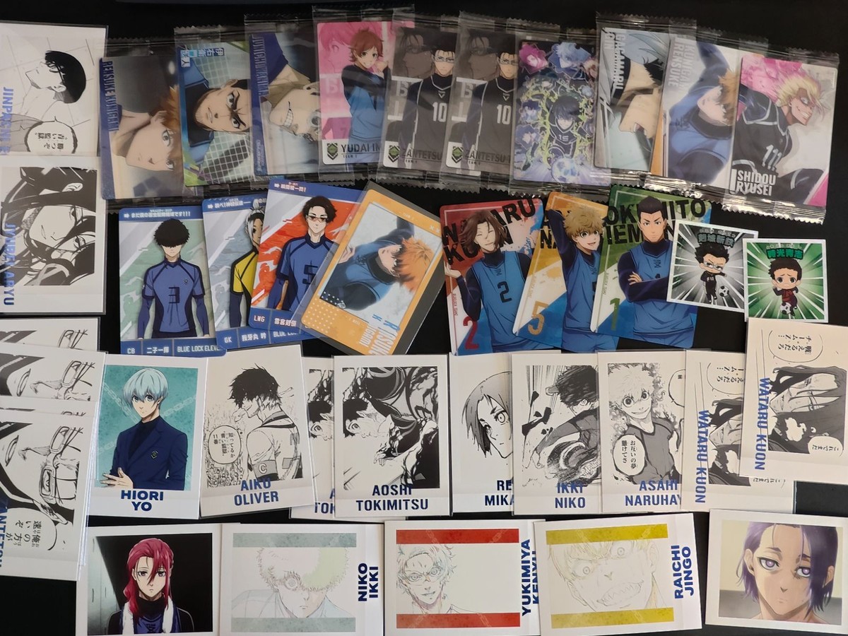 Blue Lock Wafer Card Sealed Lot Anime Isagi
