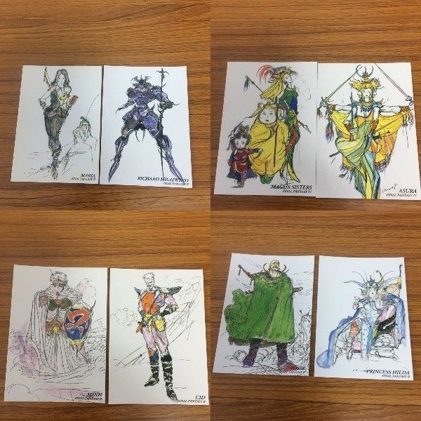 ファイナルファンタジー カード 天野 喜孝 まとめ マリア メーガス三姉妹 ミンウ ヨーゼフ リチャード アスラ シド