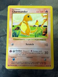 Charmander Pokemon Card English Version Overseas