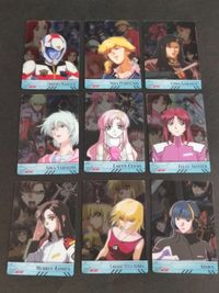 ガンダム ヒロイン ウエハース カード 森永 まとめ クリアカード 064 065 066 067 068 069 070 071 072 シーマ ニナ クリスチーナ マッケンジー ラクス クライン アイナ フレイ カガリ マリュー アイシャ