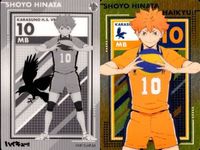 カード まとめ ハイキュー メタリック 山口忠 No.19 日向翔陽 No.13 木兎光太郎 No.09 澤村大地 No.15 影山飛雄 No.14 メタリックカード ウエハース サムネイル 3