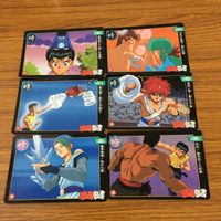 幽遊白書 カード トレカ バンダイ まとめ 覆面戦士の厳しき素顔 風使い 陣 嵐の空中戦 粉砕 幽助 怒りの鉄拳 11 サムネイル 1