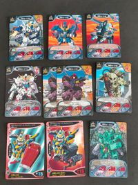 ガンダムコンバット GUNDAM COMBAT 1997 bandai カード カードダス 38 61 70 34 35 84 65 42 43 エアマスター F91 V2アサルトバスターガンダム サムネイル 1