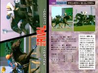 競馬 カード ホースレーシング まとめ クイーンソネット エリモシック ダンスパートナー エイシンサンサン トウジントルネード エアリバティー ダイイチルビー、ダイタクヘリオス ヤマニンゼファー、ニシノフラワー バンダイ サムネイル 9