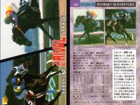 競馬 カード ホースレーシング まとめ クイーンソネット エリモシック ダンスパートナー エイシンサンサン トウジントルネード エアリバティー ダイイチルビー、ダイタクヘリオス ヤマニンゼファー、ニシノフラワー バンダイ サムネイル 8