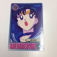 セーラームーン 美少女戦士セーラームーン カード バンダイ 135 14 137 141 水の戦士 仲良し、亜美&ルナ 泳ぐ サムネイル 2