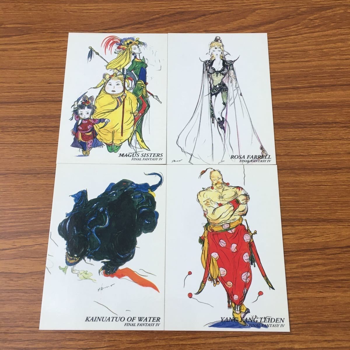 カード トレカ まとめ ファイナル ファンタジー FF 天野 喜考 ローザ メーガス三姉妹 ヤン 水のカイナッツオ 15