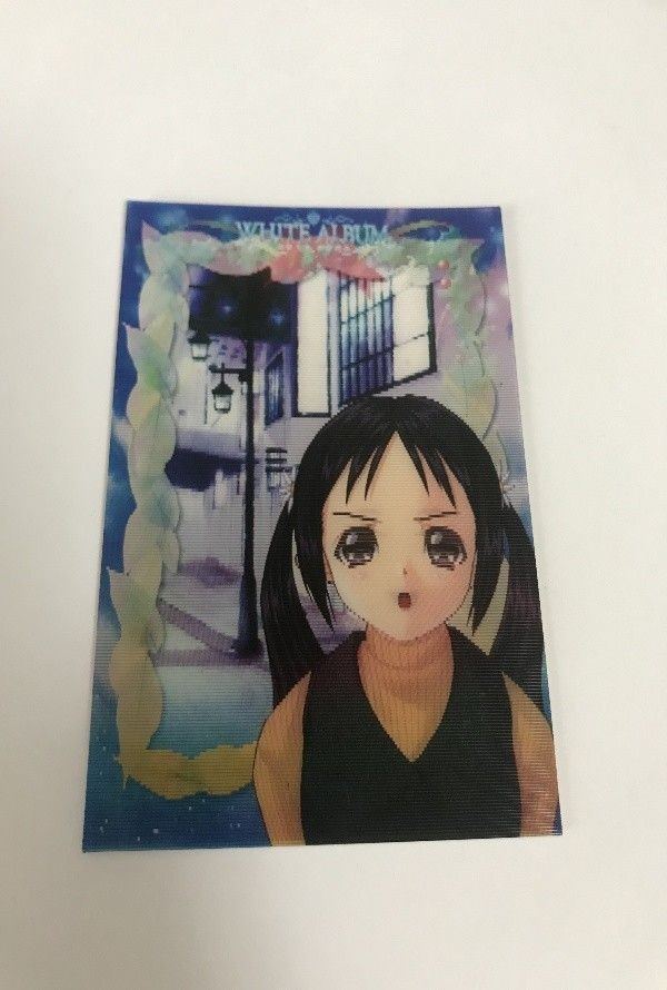 bijo-12 Leaf WHITEALBUM ホワイトアルバム カード 観月 マナ みづき マナ 3D チェンジングカード 美少女