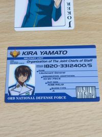 希少 レア アスラン ザラ キラ ヤマト ガンダムSEED シード JOKER IDカード サムネイル 5
