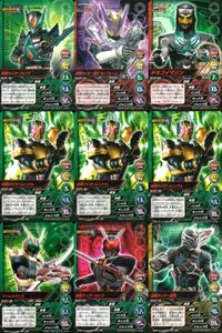 仮面ライダー剣 MASKED RIDER BLADE TOP TRUMPS 仮面ライダートップトランプス TOP TRUMPS BANDAI カード まとめ 仮面ライダーランス 仮面ライダー電王 ガンフォーム デネブイマジン 9枚 サムネイル 1