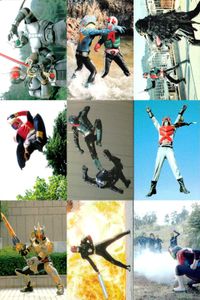 カルビー 仮面ライダーチップスR MASKED RIDERS CARD 仮面ライダーチップスR カルビー × Magazine Z マガジンZ カード まとめ カード まとめ MASKED RIDERS CARD ライダーキック サムネイル 1