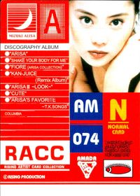 RACC Rising Artist Card Collection タレント ライジングプロダクション RACC 芸能人 カード ライジングアーティストカードコレクション カード 水木ありさ トレカ RACC-AM-074 N サムネイル 2