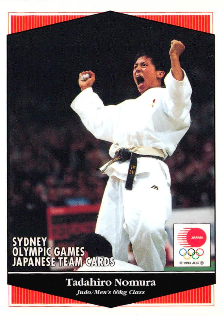 シドニーオリンピック日本代表 シドニーオリンピック日本代表選手団 柔道 オリンピック 日本代表 UPPER DECK カード 野村忠宏 トレカ 068 Upper Deck 1996アトランタ金メダリスト