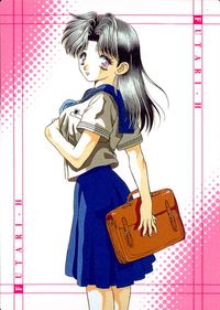 Futari Ecchi Card H15 Amada 2001 Japanese Anime サムネイル 1