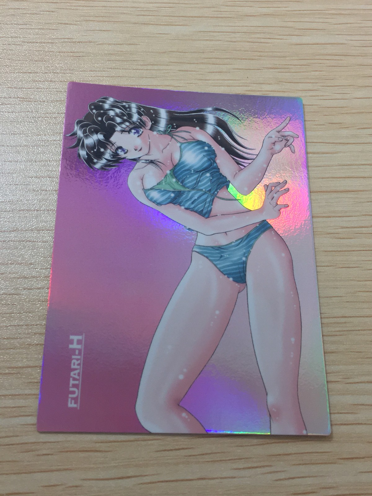 ふたりエッチ カード 小野田ゆら トレカ H-01 H アマダ トレーディング