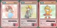 ガンガンヴァーサス GANGAN VERSUS ガンガンヴァーサス R レア まとめ カード まとめ キャラクター ゲンキ クロード C ケニー ニケ 3枚 L-007 L-006 L-005 エニックス サムネイル 1