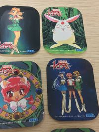 魔法騎士レイアース 魔法騎士レイアース シール 当時品 非売品 まとめ カード まとめ シール 獅堂光 龍咲海 木根梓 プレセア モコナ 3人集合 3人集合 アクションシーン ザガト 木根梓 丸形フレーム 9枚 SEGA サムネイル 6