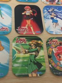 魔法騎士 レイアース 魔法騎士レイアース シール 当時品 非売品 まとめ カード まとめ シール 光 hikaru 風 fuu 海 umi 3人集合 プーちゃん 9枚 1 6 7 8 12 13 26 29 SEGA サムネイル 3