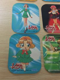 魔法騎士 レイアース 魔法騎士レイアース シール 当時品 非売品 まとめ カード まとめ シール 光 hikaru 風 fuu 海 umi 3人集合 プーちゃん 9枚 1 6 7 8 12 13 26 29 SEGA サムネイル 4
