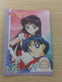 Sailor Moon SuperS Card #14 Sailor Mars Mercury Japanese Anime