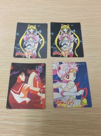 美少女戦士セーラームーン SuperS 美少女戦士セーラームーン バンプレカード カード まとめ ツインキャラ スーパーセーラームーン スーパーちびムーン セーラーマーズ スーパーちびムーン カレイドムーンスコープ 4枚 15 サムネイル 1
