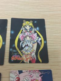 美少女戦士セーラームーン SuperS 美少女戦士セーラームーン バンプレカード カード まとめ ツインキャラ スーパーセーラームーン スーパーちびムーン セーラーマーズ スーパーちびムーン カレイドムーンスコープ 4枚 15 サムネイル 4