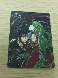CLAMP in Cardland コードギアス 反逆のルルーシュ コードギアス 反逆のルルーシュ CLAMP先生 カード 月刊ニュータイプ付録 カード 制約の瞳 トレカ PR-014 P 月刊ニュータイプ付録