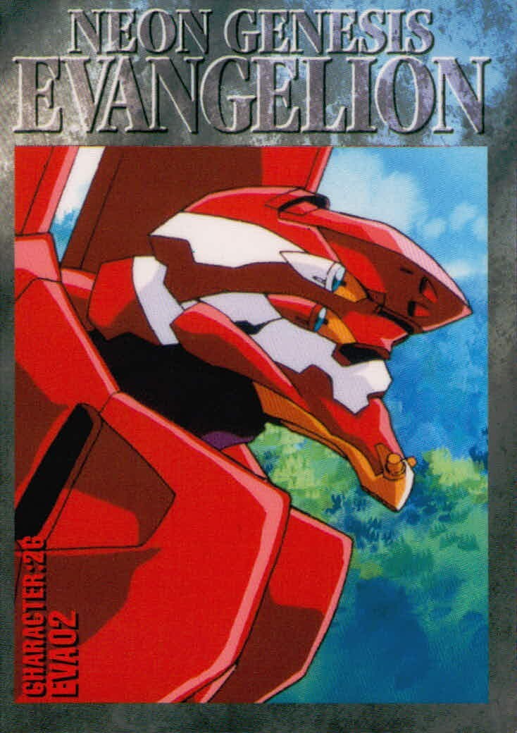 Neon Genesis Evangelion Carddass Masters Card CH26 EVA02 Japanese Anime