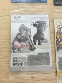 勝利の女神: NIKKE ウマ娘 ウエハース カード まとめ キャラクター グループ マリアン ネオン N102 リター サクラ NIKKE GODDESS OF VICTORY グループ 6枚 No.001 No.004 サムネイル 6