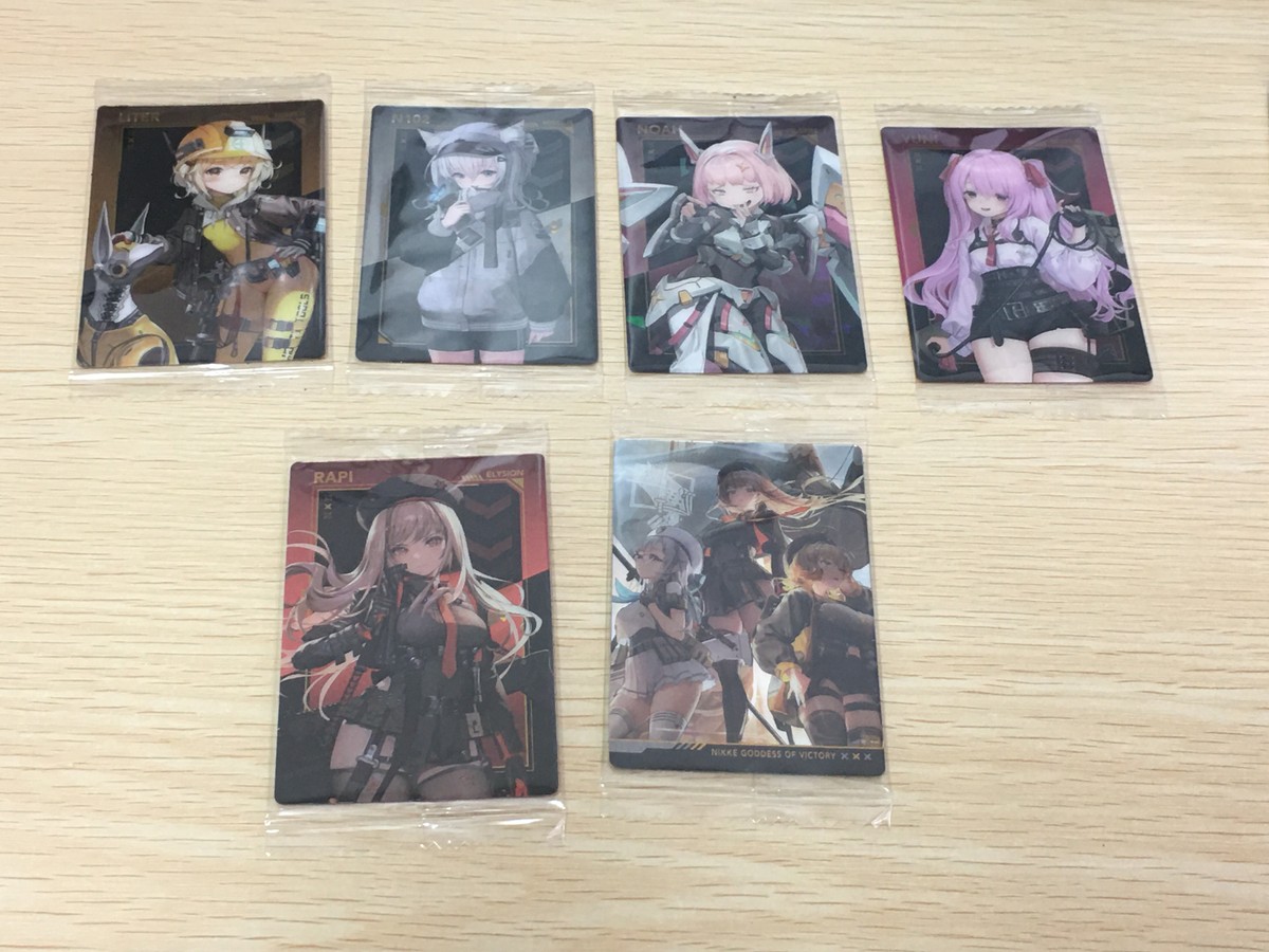 ニケ 勝利の女神:NIKKE ウマ娘 ウエハース カード まとめ NIKKEストーリー リター N102 ノア ユニ ラピ NIKKE集合 6枚 No.012 No.005 No.025 No.011 No.002 No.026
