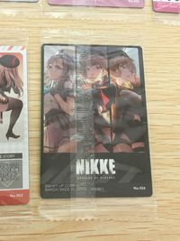 ニケ 勝利の女神：NIKKE ウマ娘 ウエハース カード まとめ NIKKEストーリー リター N102 ノア ユニ ラピ NIKKE集合 6枚 No.012 No.005 No.025 No.011 No.002 No.026 サムネイル 6