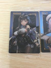 勝利の女神NIKKE 勝利の女神:NIKKE カード まとめ キャラクター マリアン ネオン ポリ リター 紅蓮 5枚 No.001 No.004 No.007 No.012 No.023 バンダイ ウエハース サムネイル 6