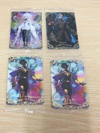Fate Grand Order FGO Wafer 4 Cards Lot Arjuna Alter Japanese Fate FGO Wafer