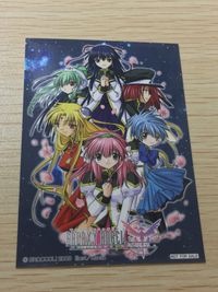 ギャラクシーエンジェル GALAXY ANGEL Moonlit Lovers ギャラクシーエンジェル カード PR 非売品シール ステッカー 集合イラスト トレカ ブロッコリー 販促カード 非売品 サムネイル 1