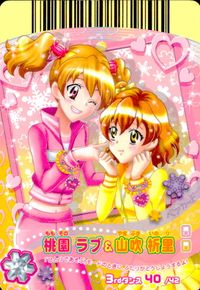 フレッシュプリキュア! スイートプリキュア♪ プリキュア カード カード まとめ ドレス ペア ラブリーフラワーカーディガン キラキラピンクティアラ 桃園ラブ 山吹祈里 桃園ラブ 蒼乃美希 4枚 Part3 17/60 バンダイ サムネイル 5