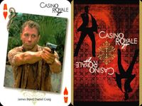 007カジノロワイヤル 007 Casino Royale トランプ 007 ゼロゼロセブン ジェームズボンド カード まとめ トランプ カード まとめ フォト James Bond Daniel Craig 9枚 A♥ A♦ サムネイル 2