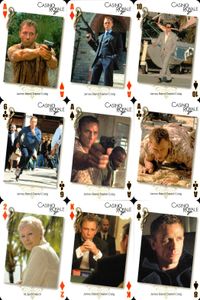 007カジノロワイヤル 007 Casino Royale トランプ 007 ゼロゼロセブン ジェームズボンド カード まとめ トランプ カード まとめ フォト James Bond Daniel Craig 9枚 A♥ A♦ サムネイル 1