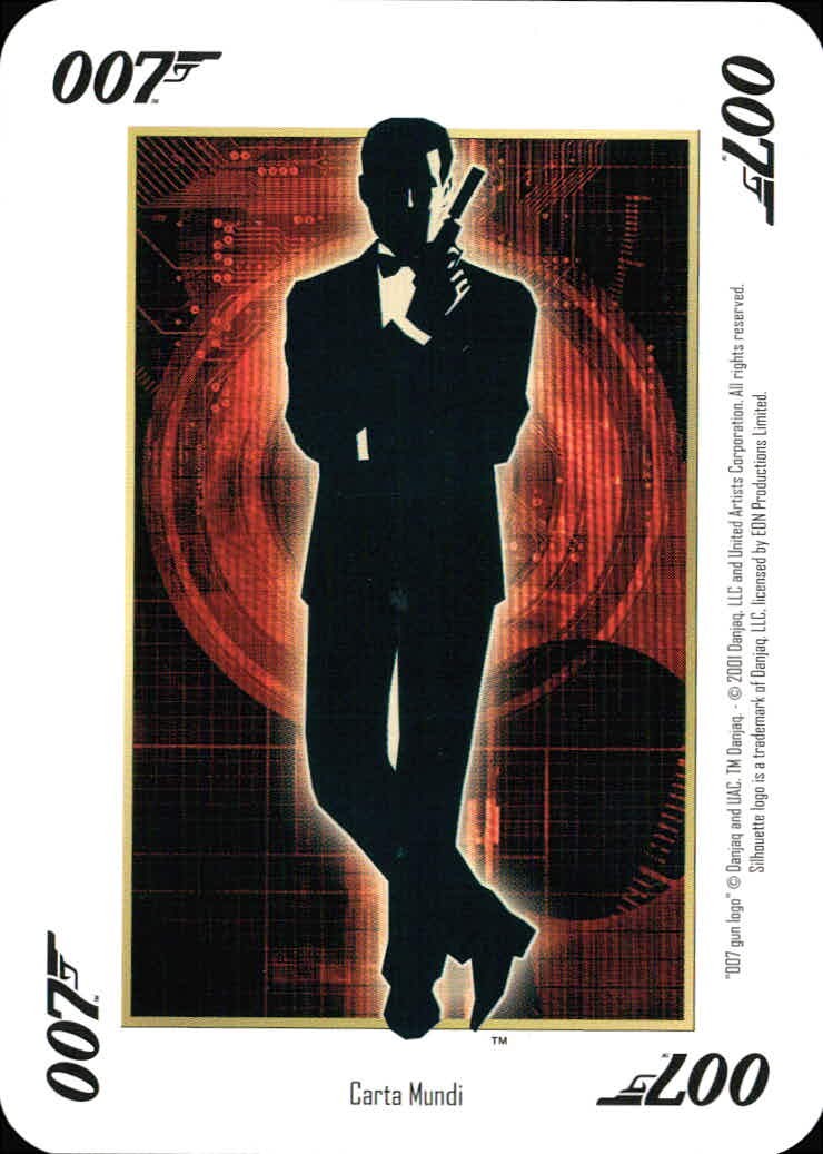 007 James Bond 007 ゼロゼロセブン ジェームズボンド カード トランプ カード James Bond Silhouette トレカ Carta Mundi トランプ プレイング
