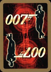 007 James Bond 007 ゼロゼロセブン ジェームズボンド カード トランプ カード James Bond Silhouette トレカ Carta Mundi トランプ プレイング サムネイル 2