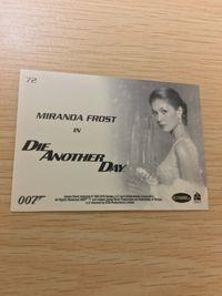 James Bond 007 007 ゼロゼロセブン カード SCIFIHOBBY.COM Rittenhouse Archives カード Miranda Frost トレカ 72 Rittenhouse Archives サムネイル 2