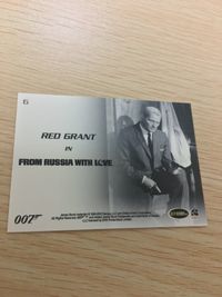 James Bond 007 007 ゼロゼロセブン カード SCIFIHOBBY.COM Rittenhouse Archives カード Red Grant トレカ 6 Rittenhouse Archives トレーディング サムネイル 2