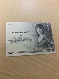 007 The World Is Not Enough 007 ゼロゼロセブン カード SCIFIHOBBY.COM Rittenhouse Archives カード Elektra King トレカ 69 トレーディング サムネイル 2