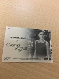 James Bond 007 007 ゼロゼロセブン カード SCIFIHOBBY.COM Rittenhouse Archives カード Vesper Lynd トレカ 77 Rittenhouse Archives サムネイル 2