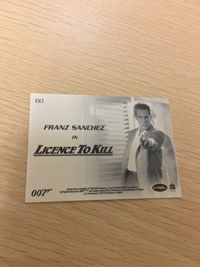 James Bond 007 Licence to Kill Card 007 card SCIFIHOBBY.COM Rittenhouse Archives サムネイル 2